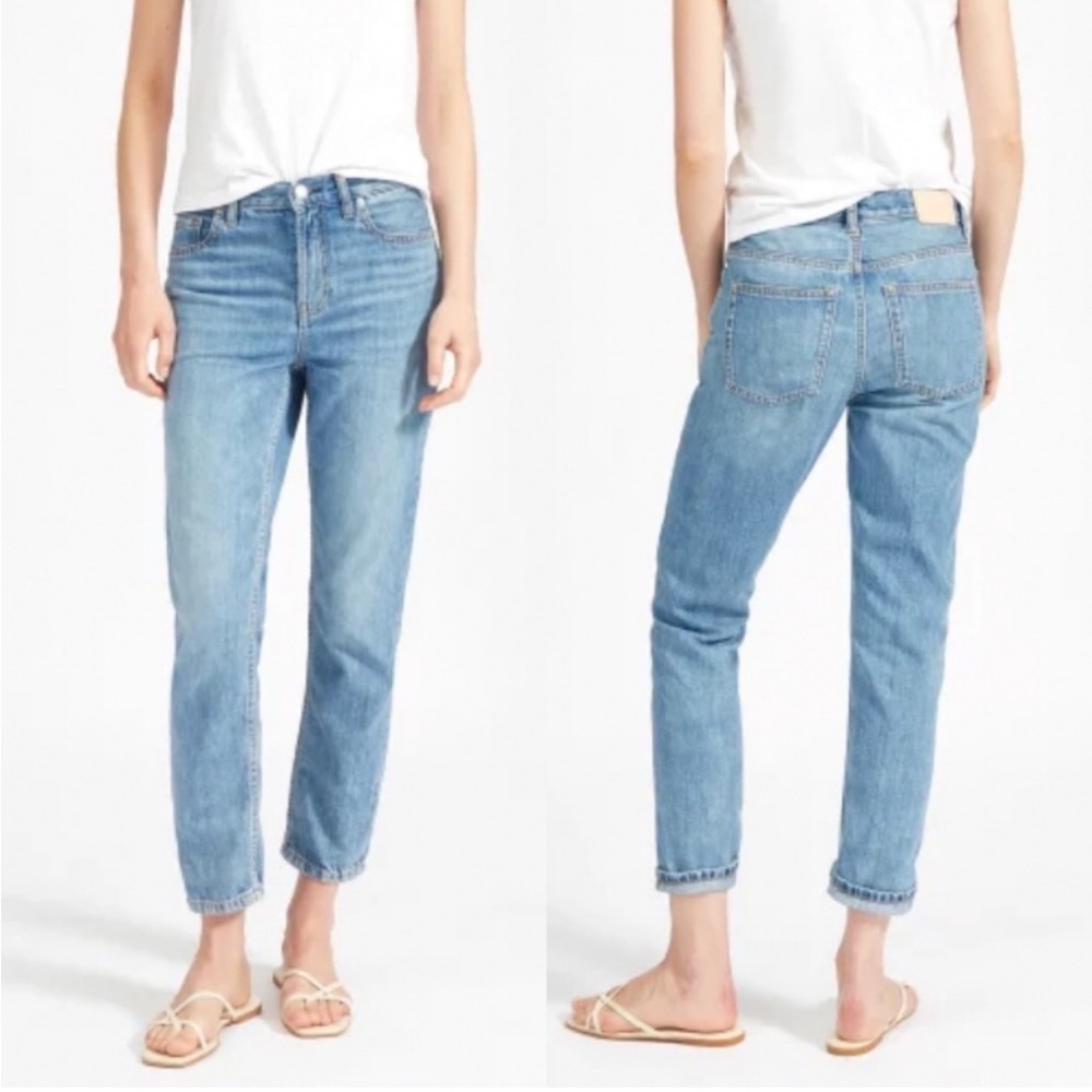 Everlane The Super Soft Straight Leg Jeans Size 24 Light Wash